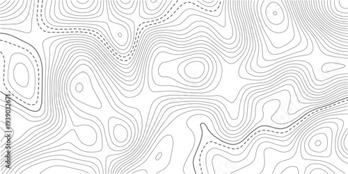 Topographic map patterns, topography line map. Vintage outdoors style. World map Template. Light topographic topo contour map background, geographic grid map.Abstract vector illustration.