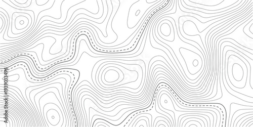 Topographic map patterns, topography line map. Vintage outdoors style. World map Template. Light topographic topo contour map background, geographic grid map.Abstract vector illustration.