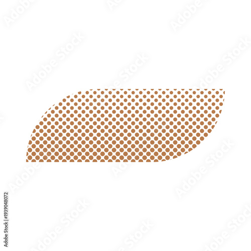 Halftone Dot Pattern Abstract Pop Art Shape Illustration