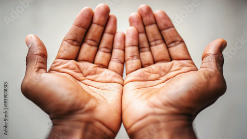 Wallpaper Mural 広げた手のひらのイメージ Torontodigital.ca