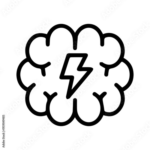 Brainstorm Idea Lightning Icon