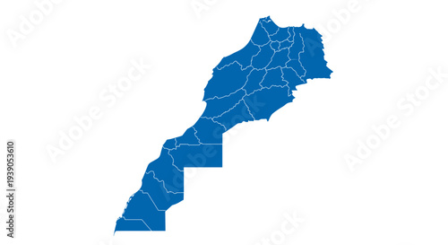 Map of lebanon showing regional divisions and geographic layout