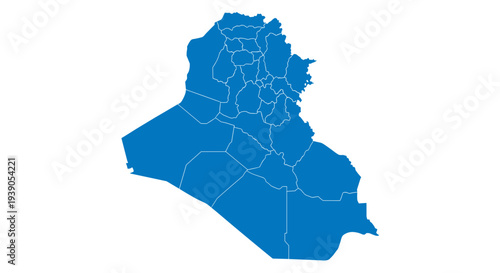 Map of morocco showing regional divisions and geographic layout
