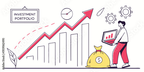 Growing investment portfolio with increasing returns and financial opportunities