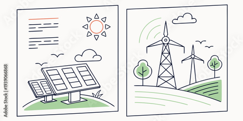 Harnessing renewable energy through solar and wind power technologies for sustainable living