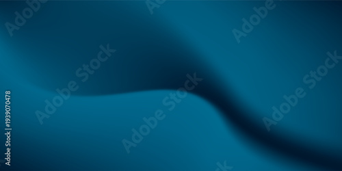 Abstract modern background with layered flowing waves, dark blue and teal gradient palette, soft blur transitions, professional background design
