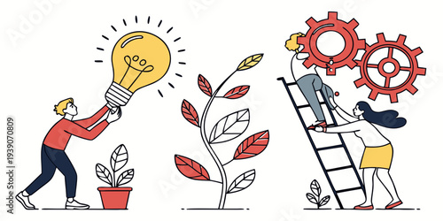 The journey from creativity and innovation to structured success and growth