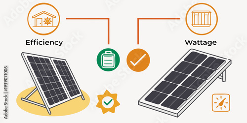 Efficient solar panels maximizing energy production and reducing waste
