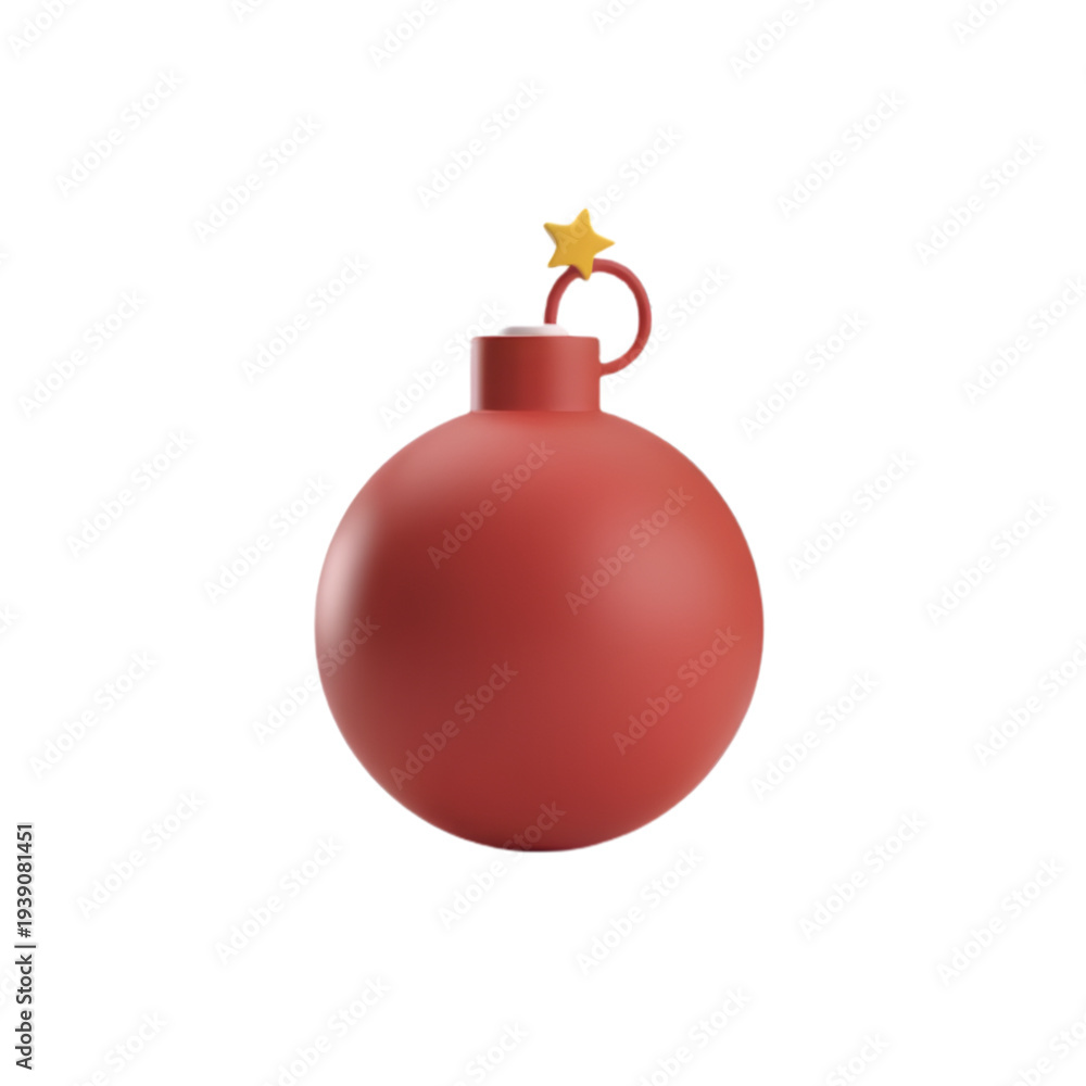 Obraz premium red bomb vector illustration