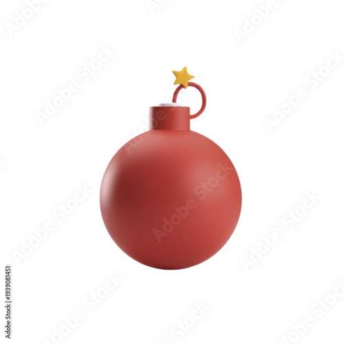 red bomb vector illustration