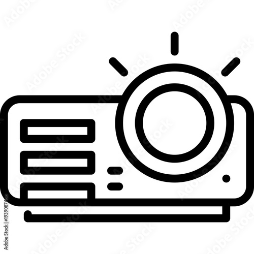 projector computer illustration icon vector