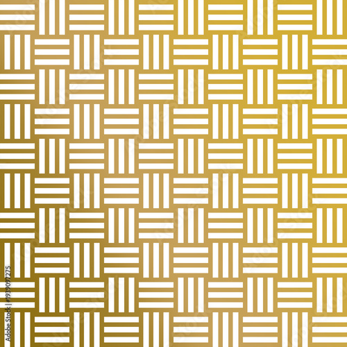 Photography Large gold wickerwork geometric pattern background in Japanese style