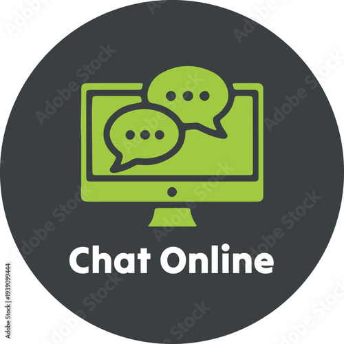 Online Chat Computer Icon