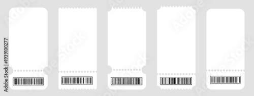 set of vouchers for a discount in the store