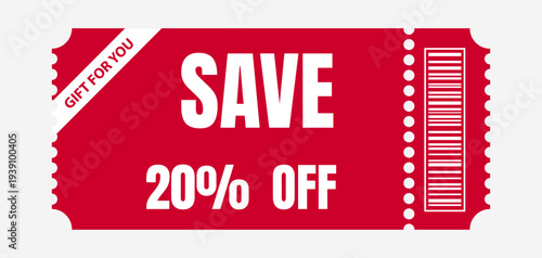 a voucher for a discount in a store