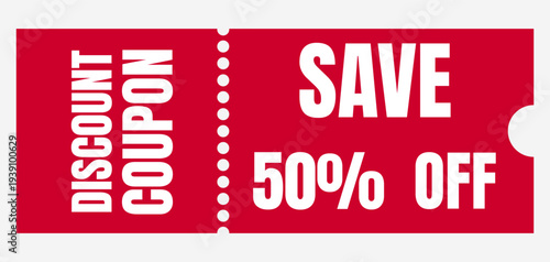 a voucher for a discount in a store