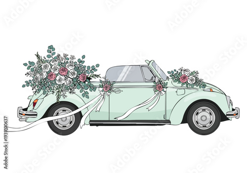 Elegant floral arch arrangement with delicate roses and eucalyptus leaves, perfect for weddings and celebrations