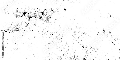 Grunge vintage white and black vector wall distressed dirty noise rust cracked pain background. messy dusty chalk splat dirt rusty noise overlay concrete wall texture background.
