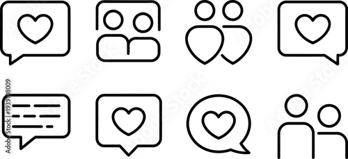 social support, emotional communication, empathy, care message, chat bubble, heart message, support conversation, love communication, friendship chat, people connection, message support, emotional sup