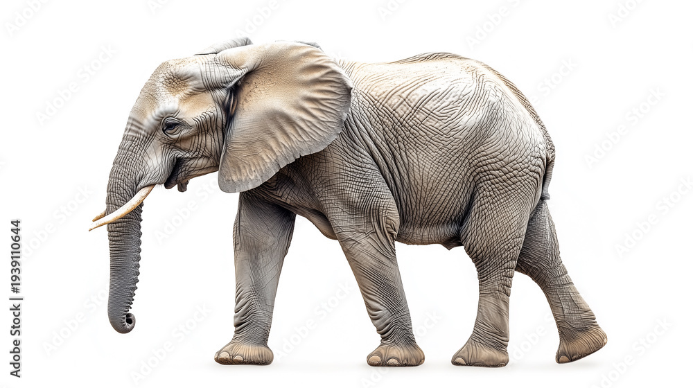 Obraz premium elephant isolated on white