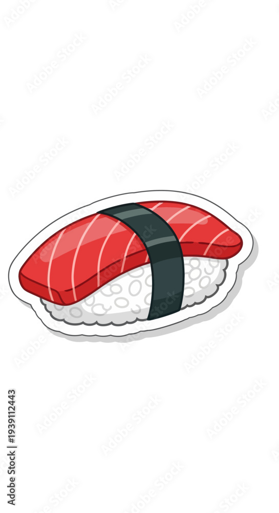 Naklejka premium Nigiri Sushi with Tuna