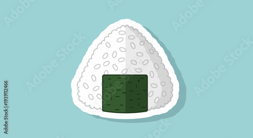 Onigiri Rice Ball with Nori Seaweed