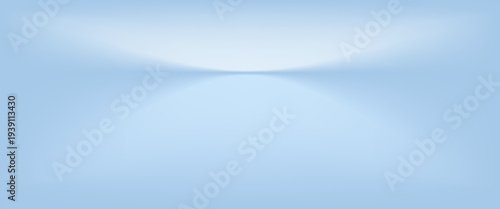 Blue studio room. Limbo light background. Abstract 3d backdrop for product presentation. Minimal wall scene. Showcase, promotion display