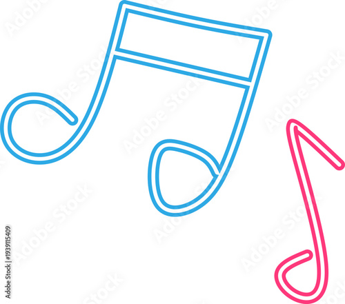 Neon Doodle Kids Drawing 