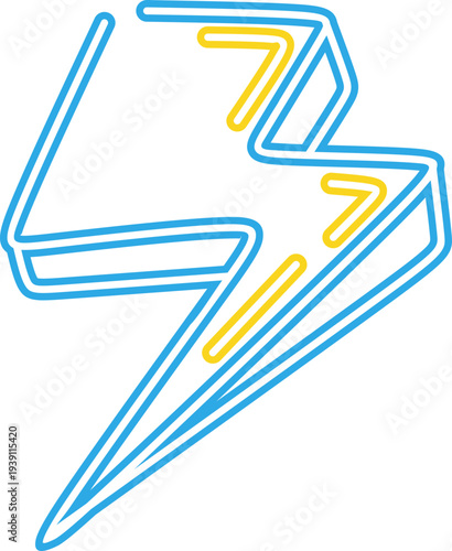 Neon Doodle Kids Drawing 