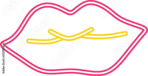 Neon Doodle Kids Drawing 