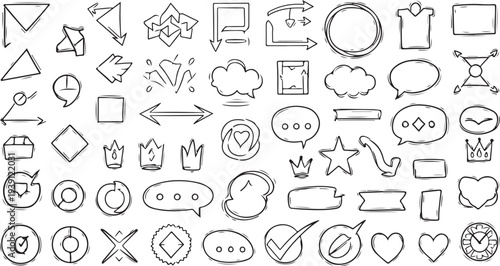 Set of 40 social media icons vector