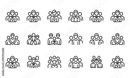 Fotografía business people, human resources, teamwork, office workers, employees, staff gro