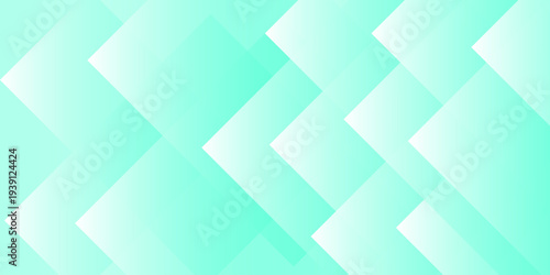Vector Abstract geometric pattern composed of layered diamond shapes in calming aqua hues, showcasing modern and minimalist design.