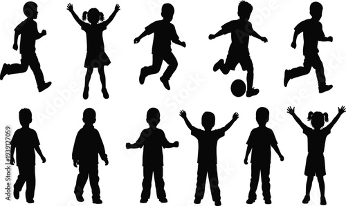 Black and white vector silhouette collection of women performing yoga poses, fitness exercises, and meditation stretches for healthy wellness lifestyle