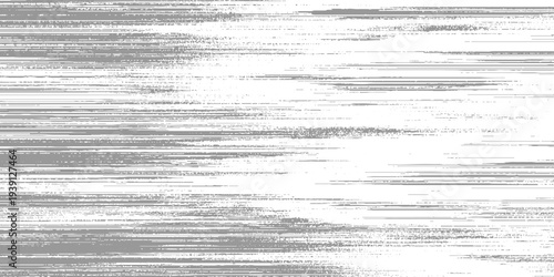 Abstract horizontal grey lines and dots texture on white background