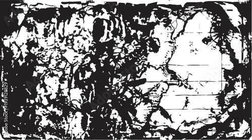 Distressed Vintage Parchment Map Texture