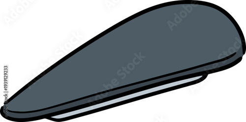 Hand drawn illustration of bicycle saddle