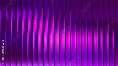 Ribbed glass purple and fractal neon fluted with vertical gradient futuristic. Diamond modern color and cyber creative amethyst with tech energy fluorescent. Dynamic ribbed concept and aurora.
