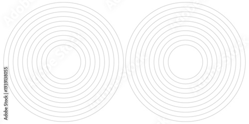 Concentric circle elements. Element for graphic web design, Template for print, textile, wrapping, decoration, vector illustration