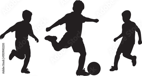 Schoolgirl silhouette set walking and standing with backpack, children going to school poses, education routine and student lifestyle concept isolated on white background illustration