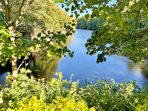 Park area near the Friedland Gate in Kaliningrad. Russia