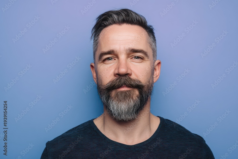 Fototapeta premium Professional Man Studio Portrait With Beard