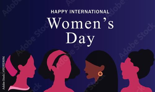 Background of the International Women's Day concept. #GiveToGain Concept of Women's Equality Day.