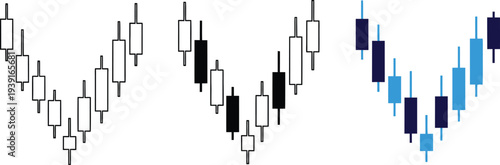 Candlestick chart patterns for stock market analysis and trading strategies