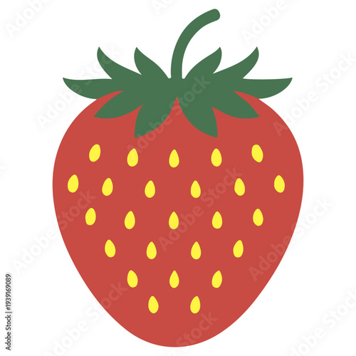 The berry essence a harmonious fusion of fruit silhouettes and flat patterns