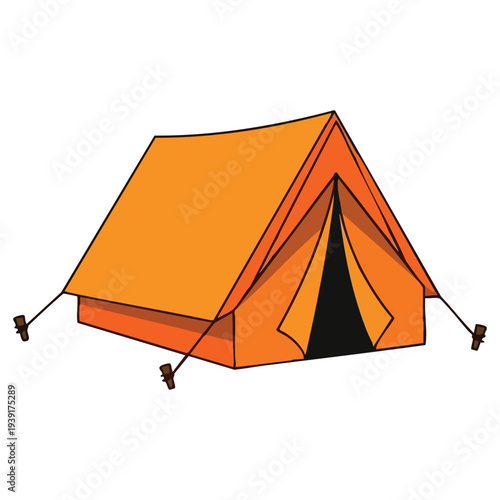 Camping Tent Illustration