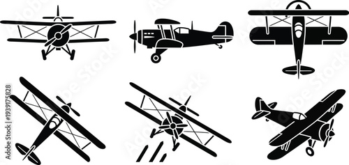Military helicopter silhouette vector illustration isolated on white showing an army aircraft flying with weapon details in a simple black transport icon style