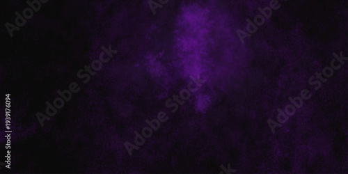 Freeze motion explosion of purple powder dust on a black background. abstract background with a textured gradient effect, suitable for wallpapers or graphic designs. Purple Smoke Cloudscape Texture.