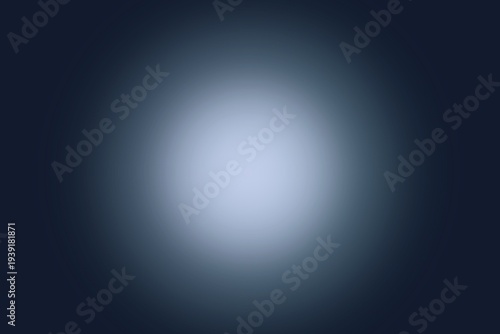 Dark Blue Radial Gradient Background with Soft Spotlight Glow