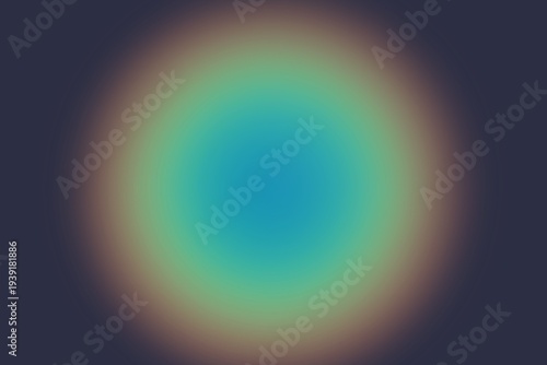 Abstract Multicolor Radial Gradient Background with Soft Glow Light